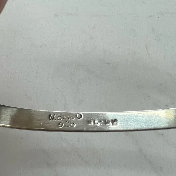 Vintage TAXCO Sterling Silver Bracelet - Picture 4 of 10